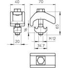 Зажим винтовой Гофмана