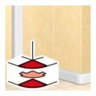 Угол внешний для настенного кабель-канала