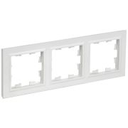 Рамка 3-м BRITE РУ-3-БрАБ арктич. бел. IEK BR-M32-K91