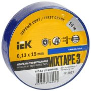 Изолента ПВХ 0.13х15мм (рул.10м) син. IEK UIZ-13-10-10M-K07