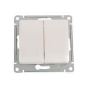 Переключатель проходной 2-кл. СП Glossa 10А IP20 (сх. 6/2) 10AX механизм перламутр SE GSL000665