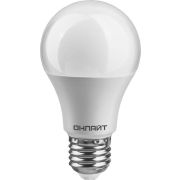 Лампа светодиодная 61 140 OLL-A60-10-230-6.5K-E27 10Вт грушевидная 6500К холод. бел. E27 1000лм 176-264В ОНЛАЙТ 61140