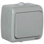 Выключатель 1-кл. 1п ОП AQUATIC ВС-20-1-0-А 10А IP54 GENERICA EVA10-K03-10-54