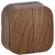 Выключатель 2-кл. ОП GLORY 10А ВС20-2-0-ХД дуб IEK EVH20-K24-10