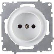Розетка 1-м СП Florence 16А IP20 без заземл. винтов. клеммы механизм бел. (1E10301300) OneKeyElectro 2172766