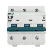 Выключатель автоматический модульный 3п D 100А 10кА ВА-201 DEKraft 13021DEK
