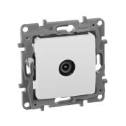 Розетка телевизионная оконечная TV СП Etika 5дБ 5-862МГц механизм бел. IEK 672265