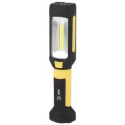 Фонарь RB-801 рабочий «Практик» 6Вт COB+4Вт 3хAAA магнит крючок прищепка 720гр блист. ЭРА Б0027823