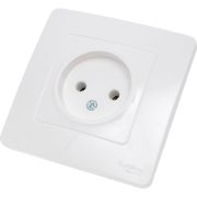 Розетка 1-м СП Blanca 16А IP20 250В без заземл. без защ. шторок молоч. SE BLNRS000012