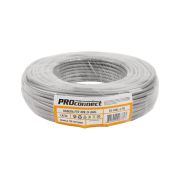 Кабель витая пара F/UTP кат.5e 4х2х0.50 24AWG solid CCA PVC INDOOR омедненный сер. (уп.50м) PROCONNECT 01-0142-3-50