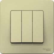 Выключатель 3-кл. СП Blanca 10А IP20 (сх. 1+1+1) 250В беж. SE BLNVS100507