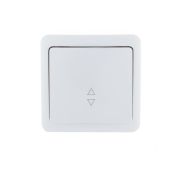 Переключатель проходной 1-кл. 1п ОП Viola 10А IP20 бел. LEZARD 751-0200-105