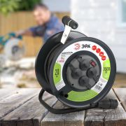 Удлинитель на метал. катушке 4х20м с заземл. 16А IP44 RMx-4es-3х2.5-20m-IP44(KG) КГ 3х2.5 Эра Б0043057