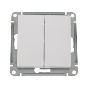 Переключатель перекрестный 2-кл. AtlasDesign 2хсх.7 10АХ механизм бел. SE ATN000173