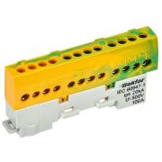 Шина PE «земля» изол на универс. держ. 6х9-12-ЖЗ TEKFOR IEK TF-NN10-12-KL-K52
